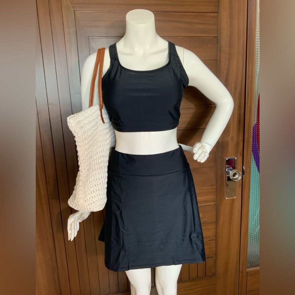 NWT MODLi Swim Skort, A-line, Black, Size 1X